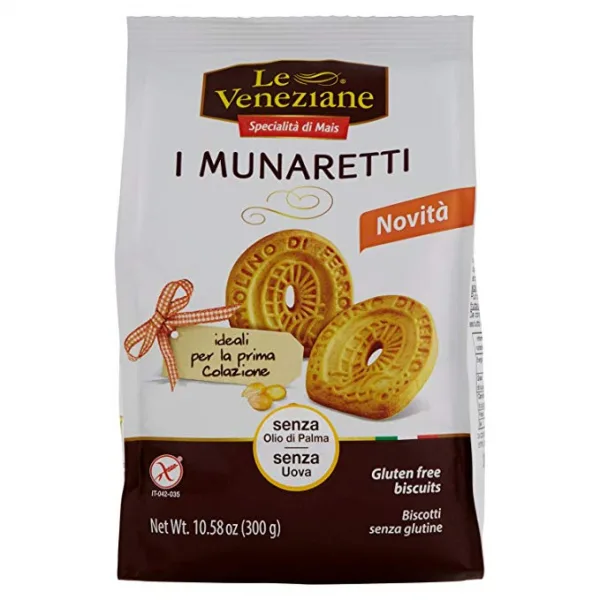 BISCUITI FARA GLUTEN MUNARETTI 300G