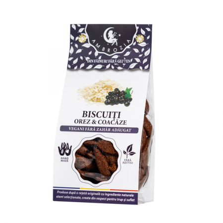 Alimentare - BISCUITI VEGANI OREZ &amp; COACAZE 150 G