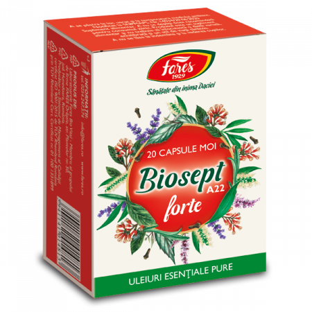 Suplimente - BISEPTOL FORTE 20 CPS MOI