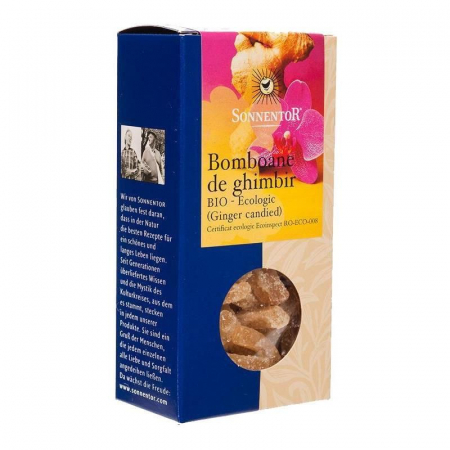 Produse BIO - BOMBOANE GHIMBIR ECO 75 G SONNENTOR