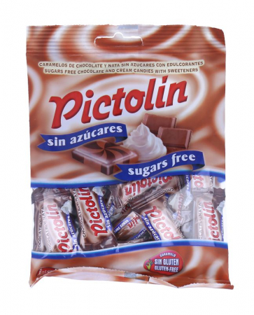 Alimentare - BOMBOANE MASTICABILE PICTOLIN CU CIOCOLATA 100 G