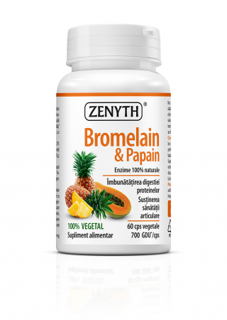 Sistemul osos si articulatii - BROMELAIN & PAPAIN 60 CPS