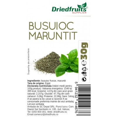 Alimentare - BUSUIOC MARUNTIT 30 G