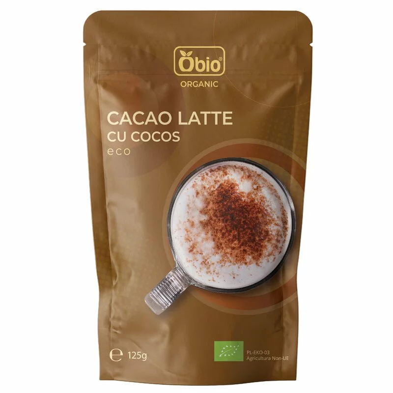 CACAO LATTE CU COCOS BIO 125G