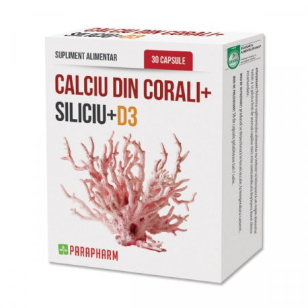 Suplimente - CALCIU+CORALI+SILICIU+D3 30CPS