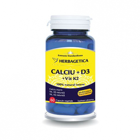 Suplimente - CALCIU+D3+VIT.K2 60 CPS