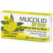 Fără gluten - CARAMELE MUCOLID CU LAMAIE 24 BUC