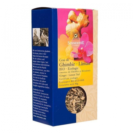 Produse BIO - CEAI GHIMBIR LAMAIE ECO 80 G SONNENTOR