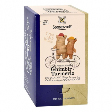 Produse BIO - CEAI GHIMBIT TURMERIC ECO 18 DZ
