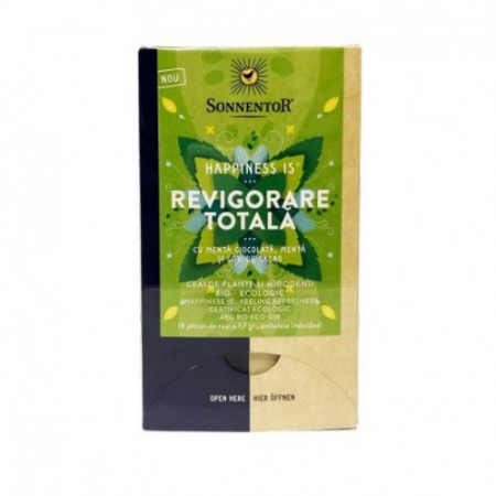 Produse BIO - CEAI HAPPINESS IS...REVIGORARE TOTALA ECO 18 DZ SONNENTOR