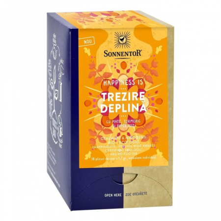Produse BIO - CEAI HAPPINESS IS...TREZIRE DEPLINA ECO 18 DZ SONNENTOR