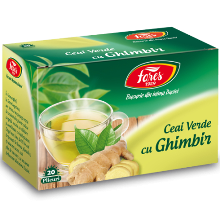 Alimentare - CEAI VERDE CU GHIMBIR 20 DZ