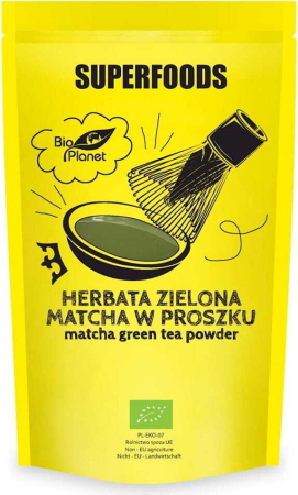 Produse BIO - CEAI VERDE MATCHA PULBERE ECO 100 g BIO PLANET