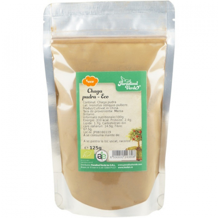 Produse BIO - CHAGA PULBERE BIO 125G