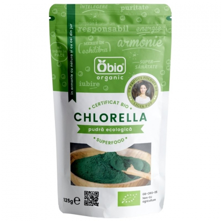 Produse BIO - CHLORELLA PULBERE BIO 125 G