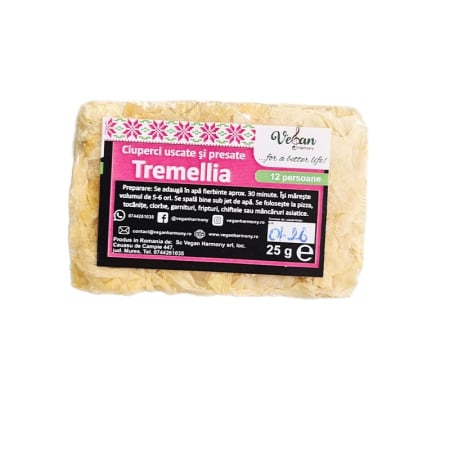 Alimentare - CIUPERCI PRESATE SI USCATE TREMELLA 25 G