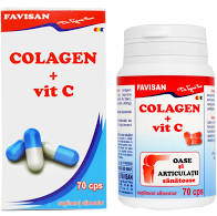 Sistemul osos si articulatii - COLAGEN + VITAMINA C 70 CPS