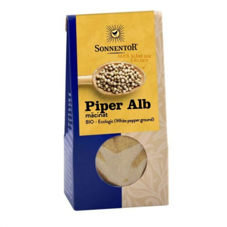 Alimentare - CONDIMENT - PIPER ALB MACINAT ECO 35 G SONNENTOR