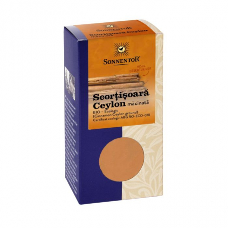 Condimente - CONDIMENT - SCORTISOARA CEYLON MACINATA ECO 40 G SONNENTOR
