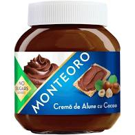 Alimentare - CREMA ALUNE FARA ZAHAR CACAO MONTEORO 350GR