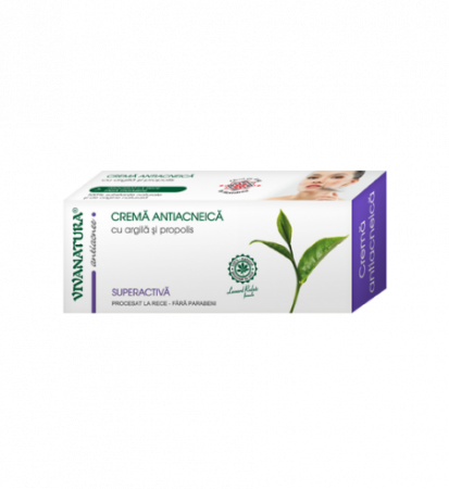 Îngrijire ten - CREMA ANTIACNEICA ARGILA SI PROPOLIS 20 ML