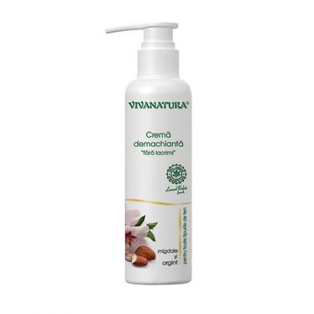 Cosmetice - CREMA DEMACHIANTA CU ARGINT COLOIDAL SI MIGDALE 145 ML