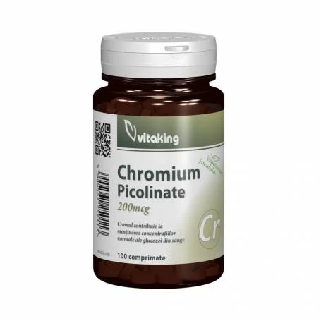Suplimente - CROM PICOLINAT 200MCG 100CPR