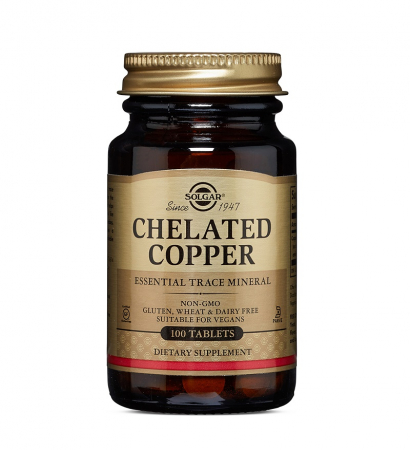 Piele, par si unghii - CUPRU (CHELATED COPPER) 2,5 MG 100 CPS