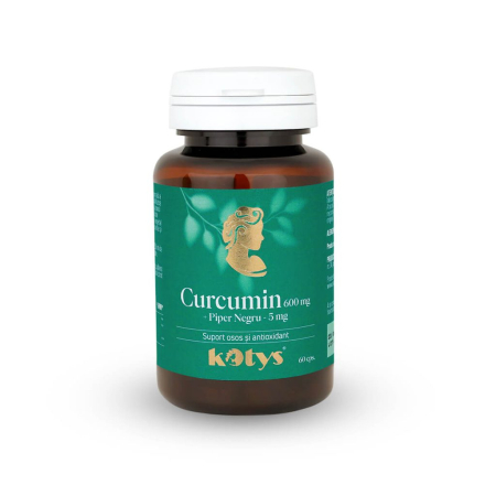 CURCUMIN 600MG+PIPER NEGRU 5MG 60CPS KOTYS