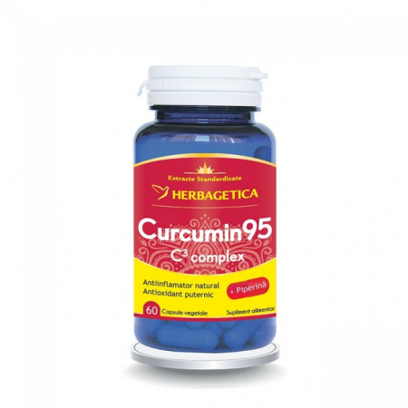 Suplimente - CURCUMIN + 95 C3 COMPLEX 60 CPS