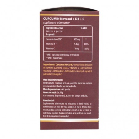 CURCUMIN NOVASOL+D3+C 60CPS KOTYS [5]