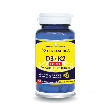 Sistemul osos si articulatii - D3+K2 FORTE 60 CPS
