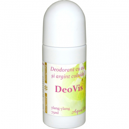 DEODORANT DEO VIS CU AG SI AU COLOIDAL CU ULEI DE YLANG YLANG