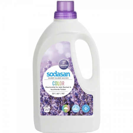 Detergenti - DETERGENT LICHID PENTRU RUFE COLORATE CU LAVANDA 1.5L