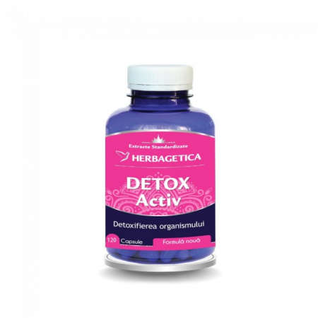 Digestie lentă - DETOX ACTIV 120 CPS