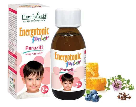 Deparazitare - ENERGOTONIC JUNIOR PARAZITI SIROP 125ML