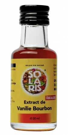 Zahăr si îndulcitori - EXTRACT DE VANILIE BOURBON 30ML