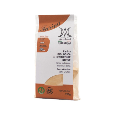 Faină - FAINA DE LINTE ROSIE FARA GLUTEN ECO 250G