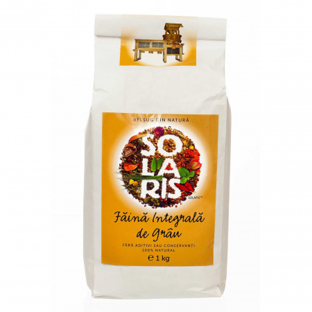 Făină - FAINA INTEGRALA DE GRAU 1 KG SOLARIS