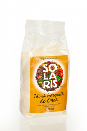 Făină - FAINA INTEGRALA DE OREZ 500 G SOLARIS