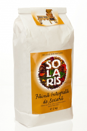 Făină - FAINA INTEGRALA DE SECARA 1 KG SOLARIS
