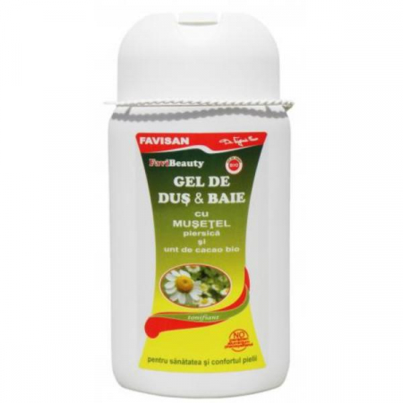Geluri de duș - FAVIBEAUTY - GEL DE DUS & BAIE CU MUSETEL  300 ML
