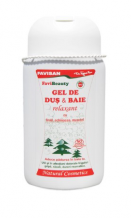 Geluri de duș - FAVIBEAUTY - GEL DE DUS & BAIE RELAXANT  300 ML