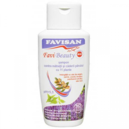 FAVIBEAUTY - SAMPON CONTRA MATRETII CU 11 PLANTE 200 ML
