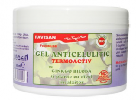 Îngrijire corp - FAVICELUSAL - GEL ANTICELULITIC TERMOACTIV  300 ML