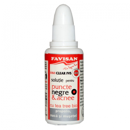 FAVICLEAR FVS - SOLUTIE PENTRU PUNCTE NEGRE SI ACNEE 30 ML