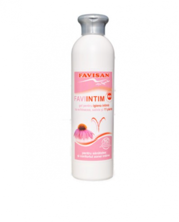 Cosmetice - FAVIINTIM   GEL PENTRU IGIENA INTIMA CU ECHINACEA  SALVIE SI 11 PLANTE   25