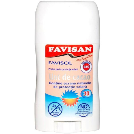 Protecție solară - FAVISOL UNT DE CACAO FPS 30 60 G