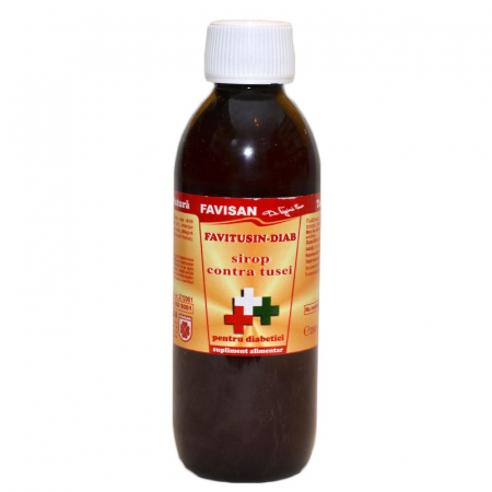 Siropuri, sucuri - FAVITUSIN DIAB - SIROP NEGLICOGENOLITIC 250 ML