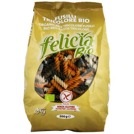 Suplimente - FELICIA FUSILI TRICOLORE FARA GLUTEN 500 G